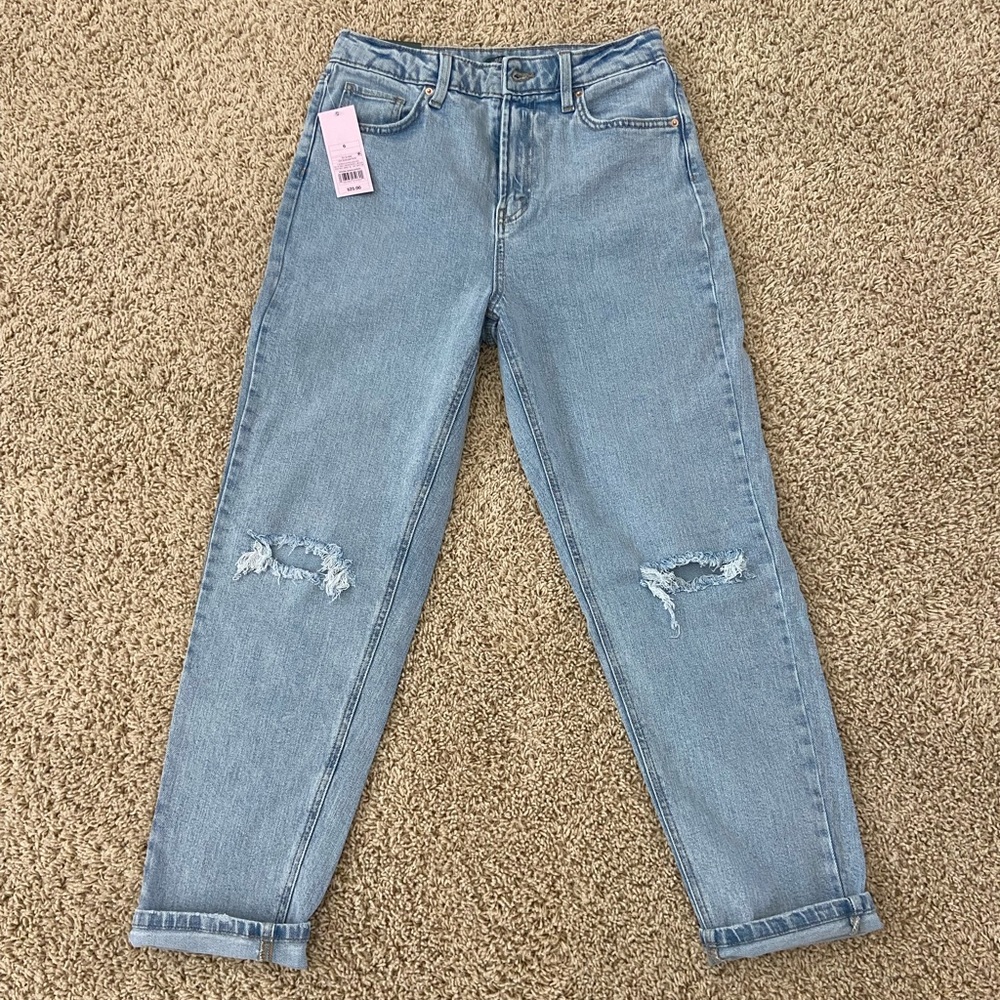 Super high waist mom jeans